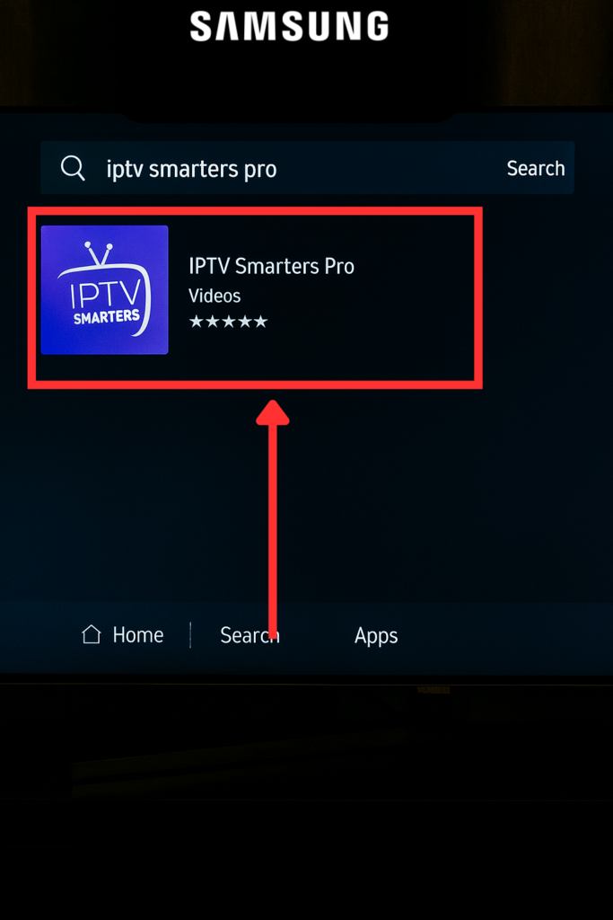 iptv smarters pro samsung